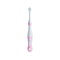 BB.0182 BRB097P Bàn chải đánh răng cho bé Bursh Baby giai đoạn 1 Hồng ( 0- 18 tháng )