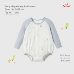 Body chip dài tay La Pomme đoàn tàu bé tí xíu 25457