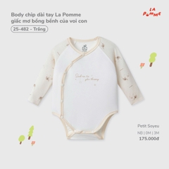 Body chip dài tay La Pomme giấc mơ bồng bềnh của voi con 25482