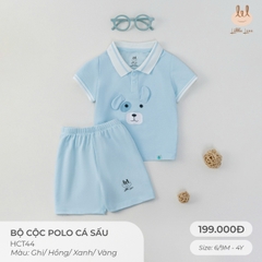 Bộ cộc polo cá sấu HCT44