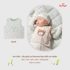 Áo gile La Pomme họa tiết vui nhộn 44041