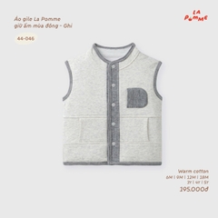 Áo gile La Pomme giữ ấm mùa đông