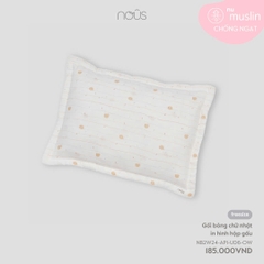 Gối Bông Chữ Nhật In Hình Gấu NU1999