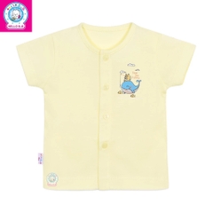 Áo cài giữa màu tay ngắn AL0004
