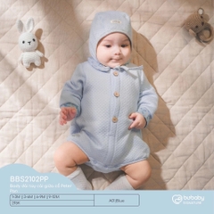 Body Dài Tay Cài Giữa Cổ Peter Pan Bubaby BBS2102PP
