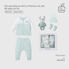 Set quà tặng sơ sinh La Pomme cún yêu