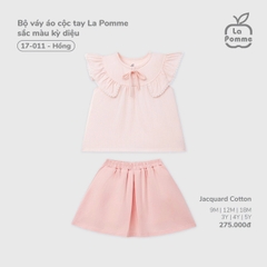 Bộ váy áo cộc tay La Pomme sắc màu kỳ diệu