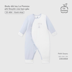Body dài tay La Pomme phi thuyền của bạn gấu