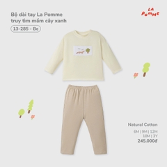 Bộ dài tay La Pomme truy tìm mầm cây xanh 13285