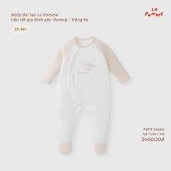 Body dài tay La Pomme liền tất gia đình yêu thương 23481