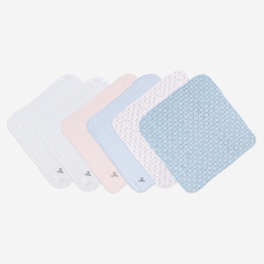 Set khăn sữa muslin Mix màu pack 6