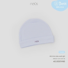 Mũ tròn màu xanh ghi