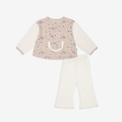 Bộ Dài Tay Cổ Tròn Túi Bèo Bubaby BCT110408