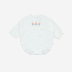 Body Chip Dài Tay Cài Sau Bèo Ngực Cotton Slub Mimo Bubaby BCT2110BN