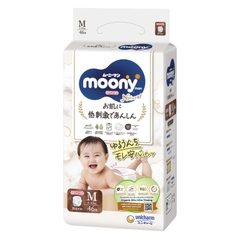 Bỉm - Tã quần Moony Natural size M 46 miếng (5 - 10kg)