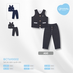 Set Áo Kèm Quần Dài Bubaby BCT610002