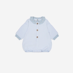 Body dài tay cài giữa cổ Peter Pan BBS2102PP