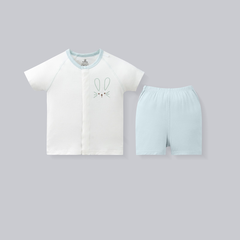 Bộ ngắn tay cài thẳng in Thỏ Bunny SBB130238