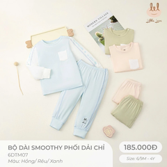 Bộ dài smoothy phối dải chỉ 6DTM07