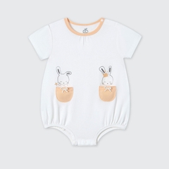 Body Cộc Tay La Pomme Bèo Nhún Phối Màu 22061
