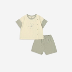 Bộ ngắn tay cổ tròn Bamco Bubaby BBC130406