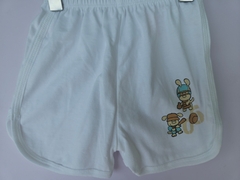 Quần short viền trắng in QL0594