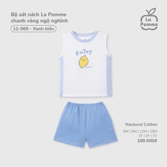 Bộ sát nách La Pomme chanh vàng ngộ nghĩnh