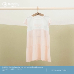 Váy Ngắn Tay Xòe Tầng Bé Gái Bambus Bubaby BBB5329BG
