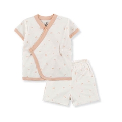 Bộ Ngắn Tay Cài Chéo Bambus Signature Bubaby BBB130800