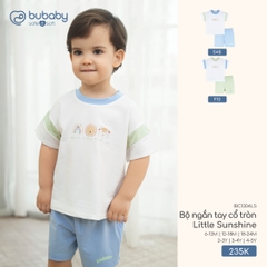 Bộ ngắn tay cổ tròn Little Sunshine IBC1304LS