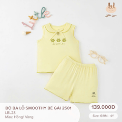 Bộ ba lỗ bé gái 2501 - LBL280