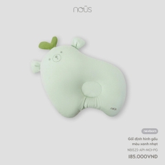 Gối định hình gấu màu xanh nhạt