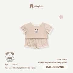 Bộ cộc tay embes baby pool 25-K3-02
