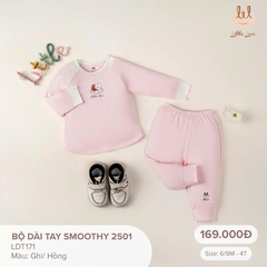 Bộ dài tay smoothy 2501 hồng LDT171