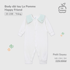 Body dài tay La Pomme Happy Friend