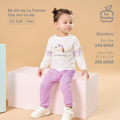 Bộ Dài Tay La Pomme Chú Chó Tai Dài LA0659