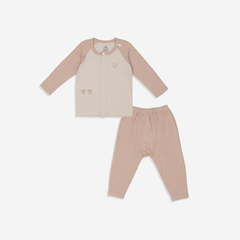 Bộ Dài Tay Cài Giữa Bambus Bubaby BBB1102FF