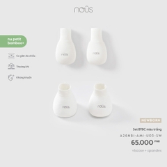 Set BTBC màu trắng