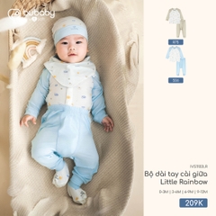 Bộ dài tay cài giữa Little Rainbow IVS1102LR