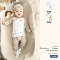 Bộ dài tay cài chéo Little Rainbow IVS110802