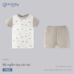 Bộ ngắn tay cài vai IVS130100