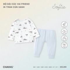 Bộ dài cúc vai Friend in tràn cún K2BS0426OP