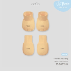 Set Bao Tay Bao Chân Màu Vàng NU2706