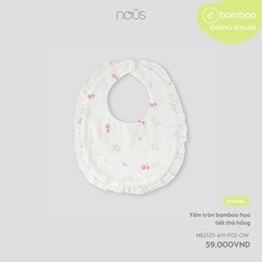 Yếm tròn bamboo họa tiết thỏ