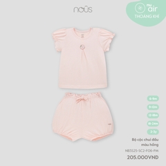 Bộ cộc chui đầu màu hồng