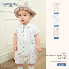 Body đùi ngắn tay cổ Polo PPN230300
