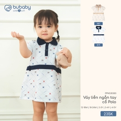 Váy liền ngắn tay cổ Polo PPN530300