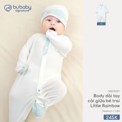 Body dài tay cài giữa bé trai Little Rainbow SBB2102BT