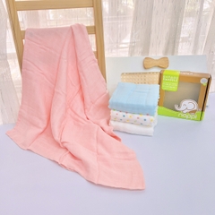 BB.0194-FRE Khăn sợi tre đa năng Hồng 120*120 cm MSP.KDN19900102
