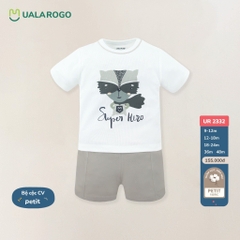 Bộ Cộc Cài Vai Petit Họa Tiết Siêu Nhân UR2332